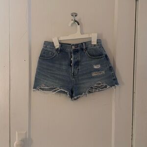 PacSun High Rise jean shorts